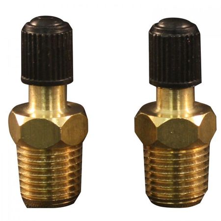 MILTON INDUSTRIES TANK VALVE 1/4NPT MALE 2PK MIS-684-4